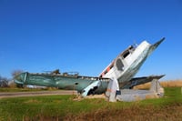 מטוס מרוסק אילוסטרציה