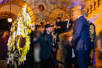 ראש העיר היוצא של ניו יורק - אדמס, בהדלקת נר חנוכה