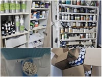 הממצאים שנתפסו בבית החשוד