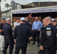 סיור היערכות בציון הבבא סאלי