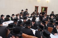 שמחת בית מכנובקא בעלזא - ראצפערט - האלמין