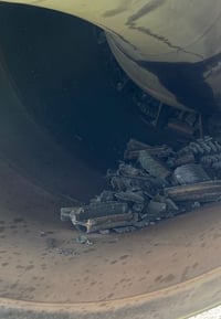 שברי טורבינת המנוע