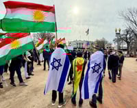 ההפגנה מול הבית הלבן