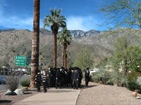 האדמו"ר מסאטמר במנוחה בפאלם ספרינגס 