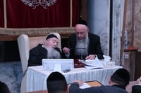 הגאון רבי יהודה עדס בישיבת 'קול יעקב'