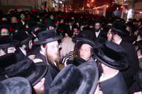 הלוויית האדמו"ר המהרי"ד מלעלוב זי"ע