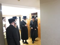 האדמו"ר מסאדיגורה בביקור אצל גאב"ד אנטווערפן 