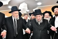 המנהיגים הגר"ד לנדו והגרמ"ה הירש 