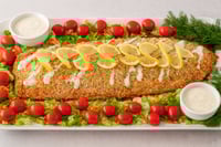 סלמון בציפוי זהב - קריספי בחוץ - רך בפנים