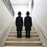 אבל אז נשמעה צרחה מקפיאת דם מחדר המדרגות