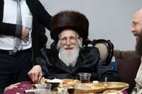 פורים של התעלות: כשמנהיג 'בני תורה' חבש לראשו את ה'עטרה' החסידית • תיעוד מיוחד