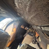 המטוס שנשרף