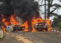 זירת פגיעה ישירה של טיל במשגב עם