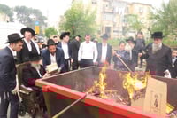 הגרב"ד פוברסקי בשריפת חמץ