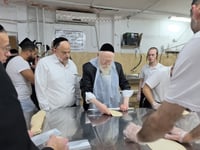 הגאון רבי יעקב גרינוולד באפיית המצות