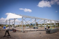 העבודות במתחם 89 במירון לקראת ל"ג בעומר