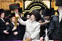 האדמו"ר מסטרופקוב במוצ"ש בבני ברק