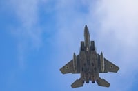 מטוס קרב ישראלי בדרך לאיראן