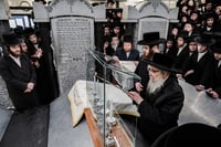 האדמו"ר מסאטמר בעליה לציון