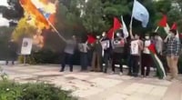 נקמה שמיימית: מפגין איראני שרף והניף דגל ישראל - זה לא נגמר טוב 