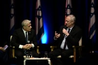 בני גנץ ויאיר לפיד