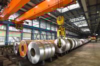 מפעל תעשייתי לייצור פלדה