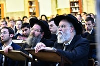 ראשי ישיבת בית מתתיהו האחים הגאון רבי צבי ויסבקר והגאון רבי יהודה ויסבקר