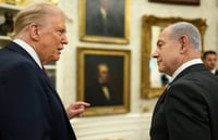 טראמפ ונתניהו בבית הלבן