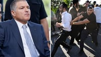מימין: הפגנות הגיוס, משמאל: דוד זיני ראש השב"כ