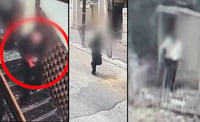 הרוצח כפי שתועד במצלמת אבטחה