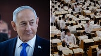 מימין: עולם התורה, משמאל: נתניהו