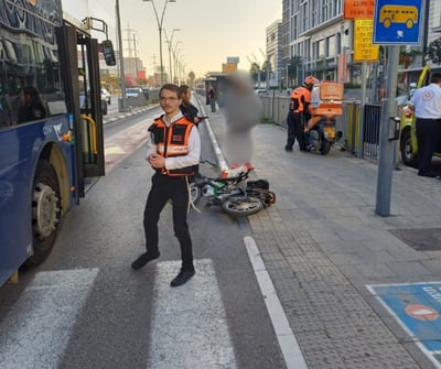 זירת התאונה