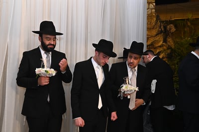 שמחת נישואי נכדת היו"ר ש"ס הרב אריה דרעי