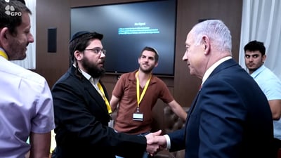נתניהו עם הלוחמים
