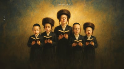 לקראת היארצייט: עקיבא גרומן ומקהלת הילדים חסידימלעך "הִתְפַּלְּלוּ"
