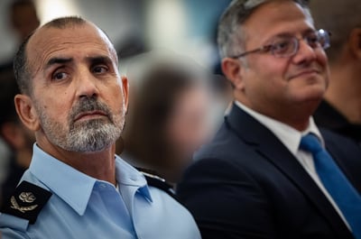 השר בן גביר עם המפכ"ל