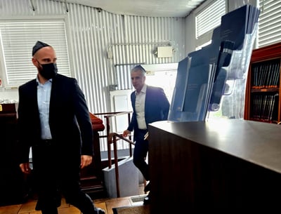 תחת אבטחה כבדה: ראש המוסד בביקור פתאומי בציון הרבי מליובאוויטש