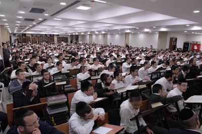 כד יתבין ישראל. בני ישיבת 'וולפסון' בשיעור כללי