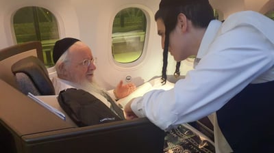 רבי שלמה ידידיה זעפראני עם מוטי שטיינמץ