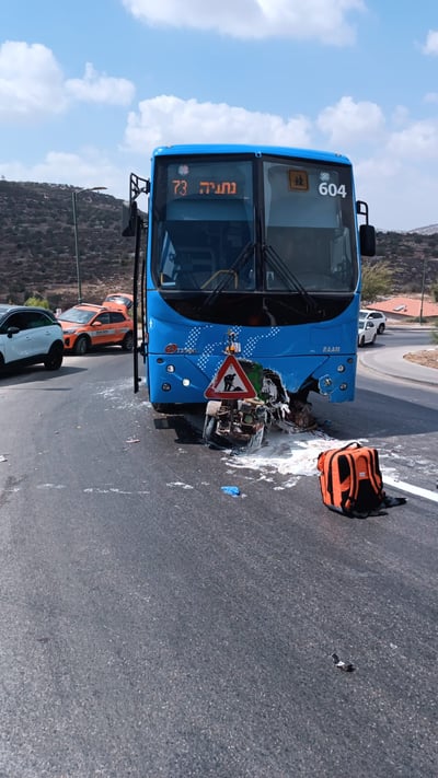 זירת התאונה הקשה