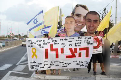 הפגנה למען החטופים בצומת כברי