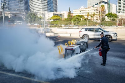 המשטרה פיזרה את הפרות הסדר בנתיבי איילון - אישה נעצרה וקטין עוכב