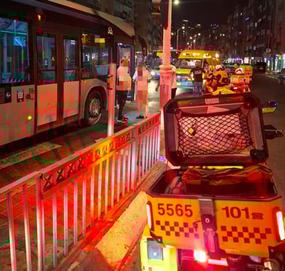 תאונה נוראה וקטלנית: בן 80 נדרס מאוטובוס ונהרג במקום