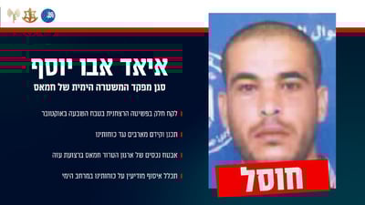 מהאוויר ומהים: כך חוסל סגן מפקד המשטרה הימית של חמאס