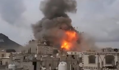 התקיפה לפני שבועיים בצנעא