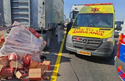 זירת התאונה