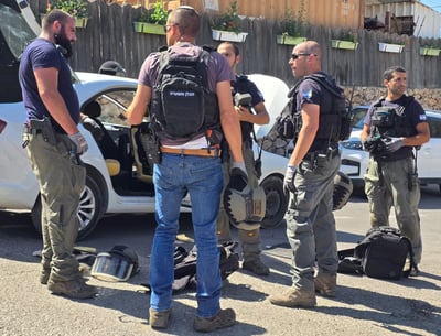 זירת הפיגוע במלון בקיבוץ צובה