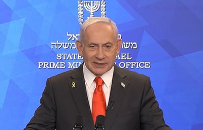 "מקווה לבשר לכם על שחרור כל החטופים - עוד בסוכות": נתניהו בהצהרה ראשונה לציבור הערב