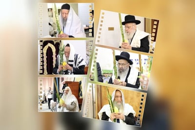 האיר פני המזרח: גדולי ישראל הספרדים בנטילת לולב בחול המועד