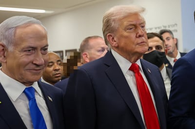 הנשיא טראמפ בביקורו בכנסת